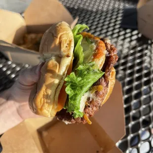 Surf &amp; Turf burger