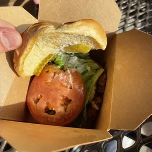 Surf &amp; Turf burger