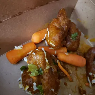 Cauliflower wings- the BEST I HAVE EVER HAS, DAMN