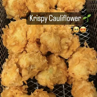 Krispy Cauliflower! Goes well with our homemade "Zest Sauce"