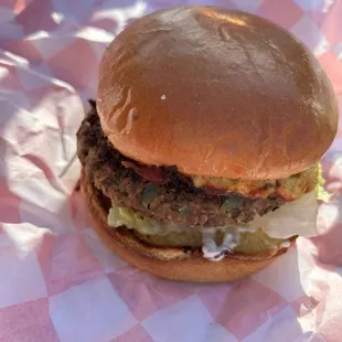 Inside out burger --basic and lukewarm