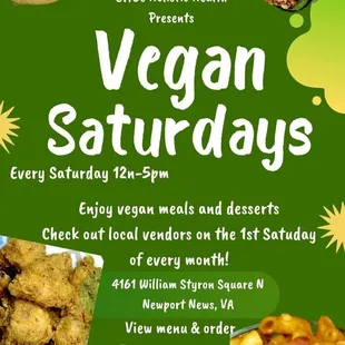 Vegan every Day and twice on Saturday!
