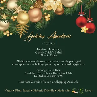 Holiday Appetizers 2022