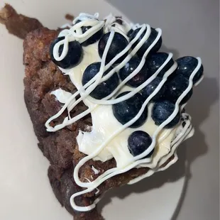 a piece of cake on a plate
