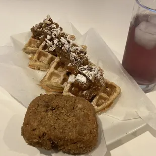 Chicken and waffle