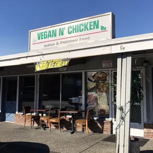 Front of the restaurant