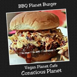 BBQ Vegan Planet Burger