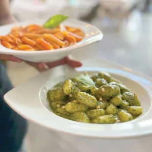 Vegan Penne Pink Sauce &amp; Vegan Gnocchi Sorrentina