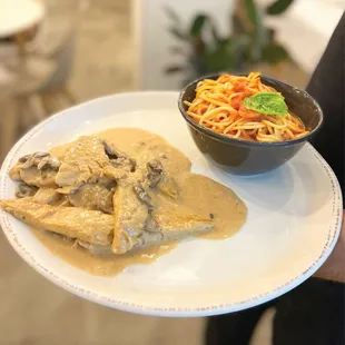 Vegan Chicken Marsala