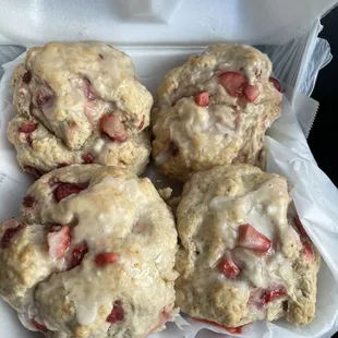 Strawberry Biscuits