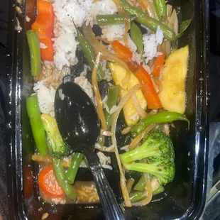 Thai Basil Vegan (no cauliflower, or carrots)