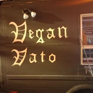a food truck parked in a parking lot