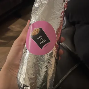 Size of burrito