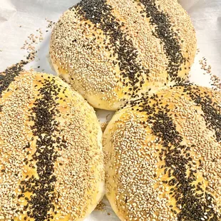 bagels, food