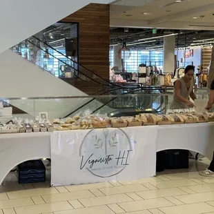 Pop-up at Nordstrom in Ala Moana Center, second floor (third floor of the mall).