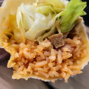Vegan original burrito
