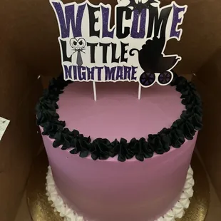 Pink cake, Asked for purple