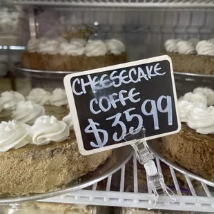 Coffee cheesecake