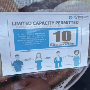 Only Ten people in the bakery at a time