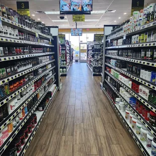 a grocery store aisle
