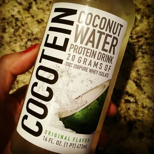 Coconut water with protein that is tasty and refreshing? Yes!