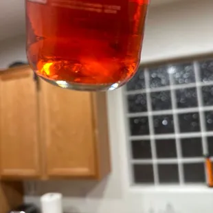 Looks like some type of algae or jellyfish/ some type of built up bacteria!!!