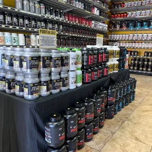 a variety of products