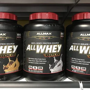 All Whey Protein! One of our best sellers. We have lots of delicious flavors