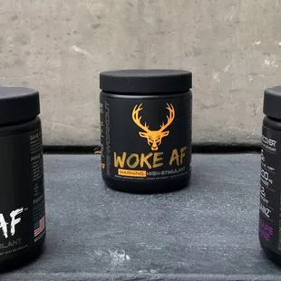 WOKE AF one of our best selling pre-workouts