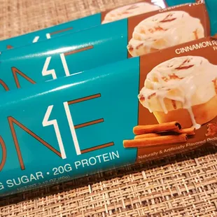 Cinnamon Roll, new ONE flavor