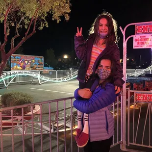 The kids favorite ride was the gold miner roller coaster because it went pretty fast