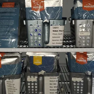 Excellent supply of Wyeast and White Labs. $8.95