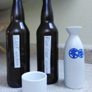 The best part: Enjoying the Daiginjo Sake'...