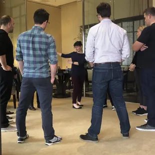 Standing in circles is our favorite workshop activity :)