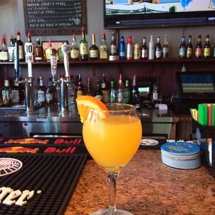 Full bar with specialty cocktails