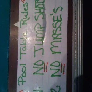 Don't mess with their pool table.