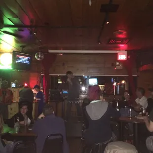 Stage, crowd and a bunch of people with too much to drink guarantees they will love your singing, regardless of your talent.