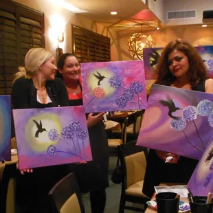 A party feel to the events!