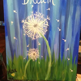 Dream painting &amp; pizza