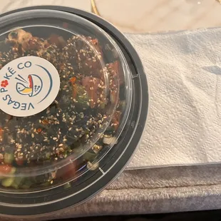 Togo order and 1 napkin