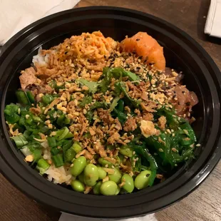 Build your own poke bowl.