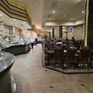 Dining and buffet area