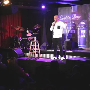 Local favorite Carlos Anthony hosting a 7pm show