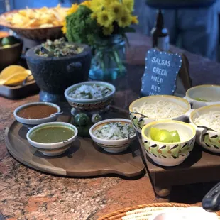 Amazing taco buffet.