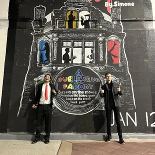 "CLUElesque" is the newest show running. It's a burlesque version of CLUE.