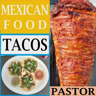 Tacos de Asada, Pastor, Carnitas, Chicken, Chorizo and more