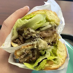 Slammin sandwich with incredible flavor. If you're looking for a great authentic torta, look no further! Will be back again