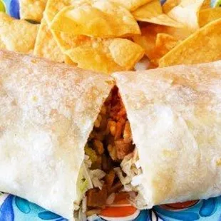 Burritos of Asada, Carnitas or Pastor