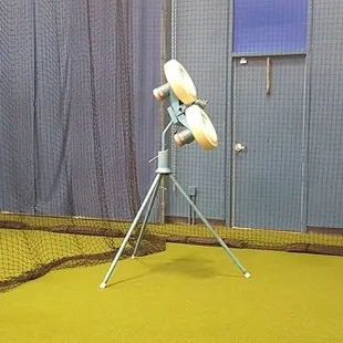 We have several types of pitching machines.  Ones for just pitching fastballs and others to pitch left or right handed curve balls.