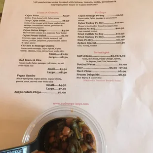 Vegetarian Gumbo at a very very newly opened food spot